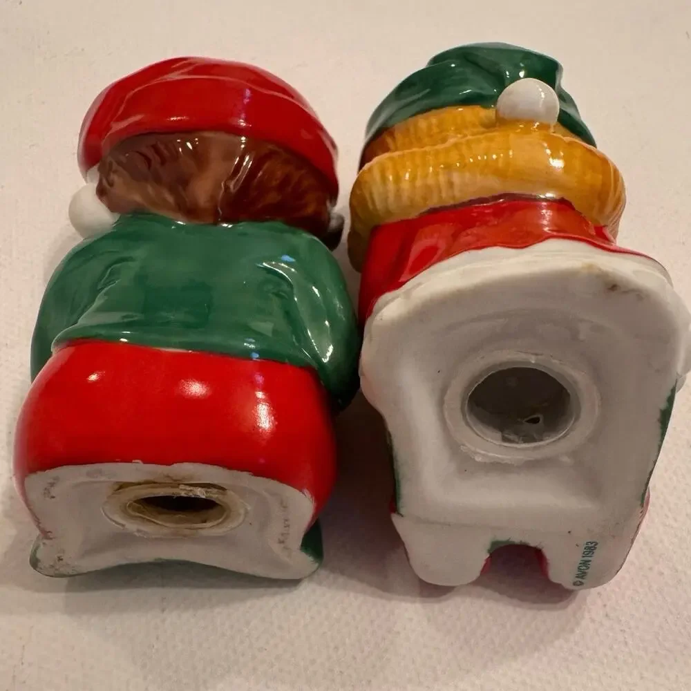 Vintage Avon Santa's Helpers 1983 Salt & Pepper Shakers No Box